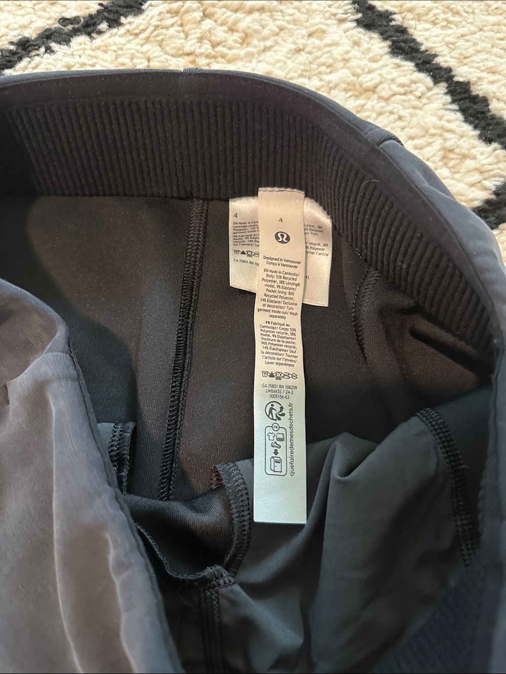 lululemon athletica Charcoal Black Midi Pencil Skirt - Picture 8 of 13
